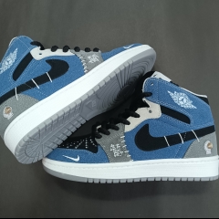 کتونی مردانه نایک جردن وودو آبی ساقدار کیفیت بالا تولید شده در بالاترین کیفیت و متریال